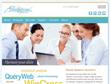Tablet Screenshot of analyticalgroup.com